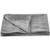 Plachta Tarpaulin Medium 10x15 m, 100 g/m, zakrývacia, SILVER, strieborná, s okami