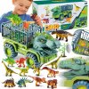 DINOSAURUS SÚPRAVA AUTO TRANSPORTER FIGÚRKA T-REX DINO PARK HRAČKA PRE DETI