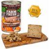 Farm fresh konzerva pre psov losos, sleď a brusnice 750g