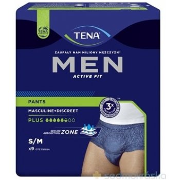 Tena Men Pants Plus Blue M 9 ks