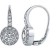 JVD Strieborné náušnice s čírymi zirkónmi SVLE0613XH2BI00