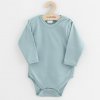 Dojčenské celorozopínacie body New Baby Classic II tmavo mätové, 56 (0-3m)