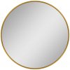 Olsen Spa DAHLEN GOLD okrúhle zrkadlo priemer 60 cm rám Zlatý OLNZDAH60G