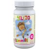 ŽELEZO Gummies Clinical pektínové bonbóny s hroznovou príchuťou 60 ks