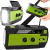 SOLÁRNE RÁDIO BATERKA POWERBANK 4000 mAh NÚDZOVÉ STAVEBNÉ AM FM SOS USB
