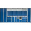 Kvalitný PROFI BLUE dielenský nábytok 4235 x 495 x 2000 mm - MTGS1301AL