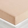 Froté napínacie prestieradlo FR-033 Béžové 140 x 200 - výška 20 cm