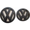 VW GOLF VII MK7 (2014-2017) predný a zadný znak, logo (13,5cm a 11cm) - čierna matná