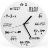 Matematické plastové hodiny, Bílé průměr 30cm