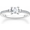 THOMAS SABO prsteň White stone silver TR2397-051-14