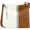 Picard Stripes Shoulder Bag /White Lily