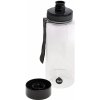 Equa Plastová fľaša s uzáverom Plain Black 600 ml