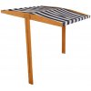 Strieška pre detské drevené pieskovisko Baby Mix 120x120 cm modro-biela