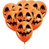 Latexové balóny oranžové TEKVICE na HALLOWEEN 10ks 30cm