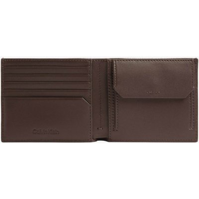 Calvin Klein kožená peňaženka pánska hnědá