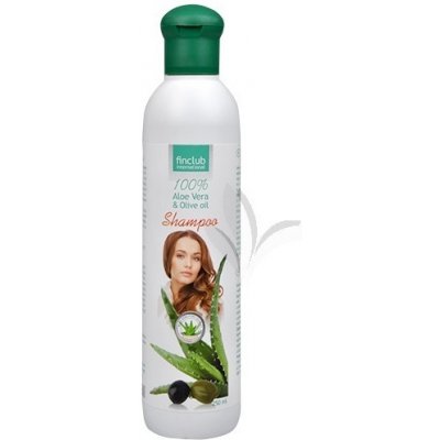 Finclub šampón na vlasy Aloe vera & olivový olej 250 ml