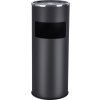 SongmicsHome Stojanový popolník s odpadkovým košom SMOKE, čierna LTB17C
