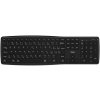 Ergonomická bezdrôtová klávesnica Yenkee 2100, čierna, 2.4G + Bluetooth