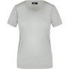 James&Nicholson Dámske tričko JN901 Light Grey M