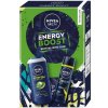 Nivea Men Energy Boost Darčeková Súprava pre Mužov s Kozmetikou Gél + DEO