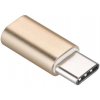Adaptér PREMIUMCORD USB 3.1 C/male - USB 2.0 Micro-B/ženské, zlaté (kur31-08)
