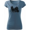 T-ričko BMW K 1600 GTL dámske tričko Farba trička: Denim, Veľkosť: M