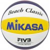 Beachvolejbalová lopta Mikasa BV551C modrá,biela,žltá