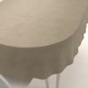 Biante Zamatový oválny obrus Velvet Prémium SVP-030 Sivobéžový 50x100 cm