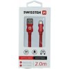 Swissten 71523306 USB / Lightning, 2m, červený