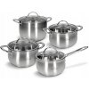 Zwieger Špičková súprava nerezových hrncov so sklenenými pokrievkami – 8 dielov