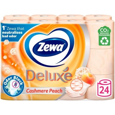 Zewa Deluxe Cashmere Peach 3-vrstvový 24 ks