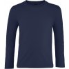 Sol's detské tričko s dlhým rukávom Imperial Tmavomodrá