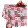 VIANOČNÝ OBRUS NA STÔL 150 x 180 cm Štedrovečerný, Podložka, Behúň, Voskované plátno