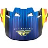 kšilt FORMULA CARBON PRIME (hi-vis, modrá, červená, vel. L)