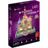 CubicFun 3D puzzle svítící Chrám Vasila Blaženého 224 ks