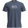 Pánske funkčné tričko Icebreaker M Mer 150 Tech Lite SS Tee Adventure Rid Veľkosť: XL / Farba: modrá