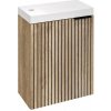 SAPHO - LATUS X umývadlová skrinka 39,4x50x22cm, dub alabama strip LT110-2322