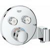 Grohe Grohtherm SmartControl vaňová/sprchová batéria podomietková s termostatom StarLight Chrome 29120000