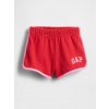 GAP Baby kraťasy s logom Červená 2YRS Červená Červená