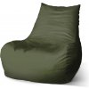 Sablio Sedací vak Bean Vojenská zelená - 100 x 90 x 45 cm