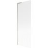 Mexen Next L, 1-krídlová vaňová zástena 70 x 150 cm, 6mm sklo s rebrovým vzorom, 6mm číre sklo, profil brúsená oceľ, 895-070-000-03-09-97