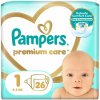 Pampers Premium Care veľkosť 1, 26 Plienok, 2kg-5kg