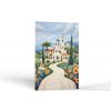 Imitácia maľby Cesta ku kostolu | Obrazy Vintessia Rozmery obdĺžnik: 50x75