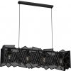 Luminex | Luster na lanku CAMO 4xE27/15W/230V čierna | LU0551A