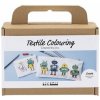 Creativ Company Kreatívna súprava Mini Craft Kit Textile Colouring Robot