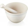 Le Creuset - keramický mažiar 0,3 l Meringue - bielo-béžová