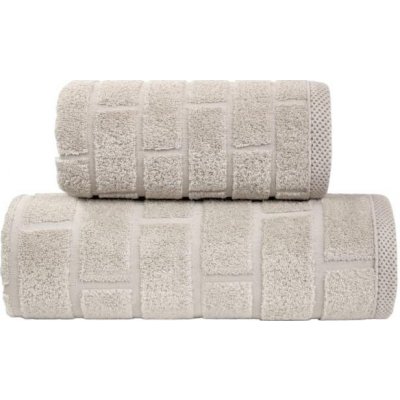 GRENO Brick - capučíno - bavlnené uteráky a osušky capucino Bavlna 50x90 cm