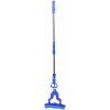 SKVELER Mop špongiový sklápací, V, modrý, nerezový 27cm, SKVELER