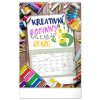 NOTIQUE Kreatívny rodinný kalendár CZ 2026, 33 x 46 cm