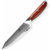 DELLINGER Rose-Wood Damascus nůž Utility 5"130mm